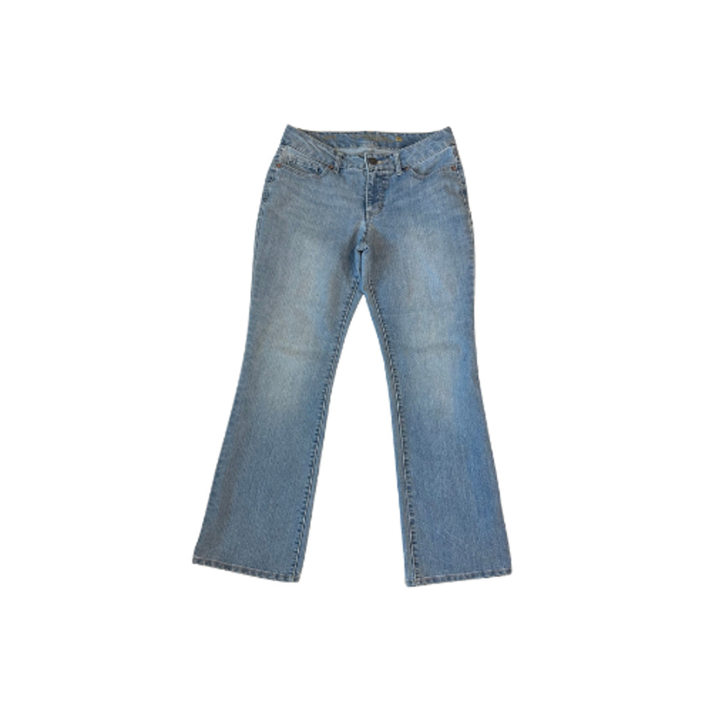 Faded Glory Jeans Boot Stretch Blue Light Wash Denim Women’s Size 10